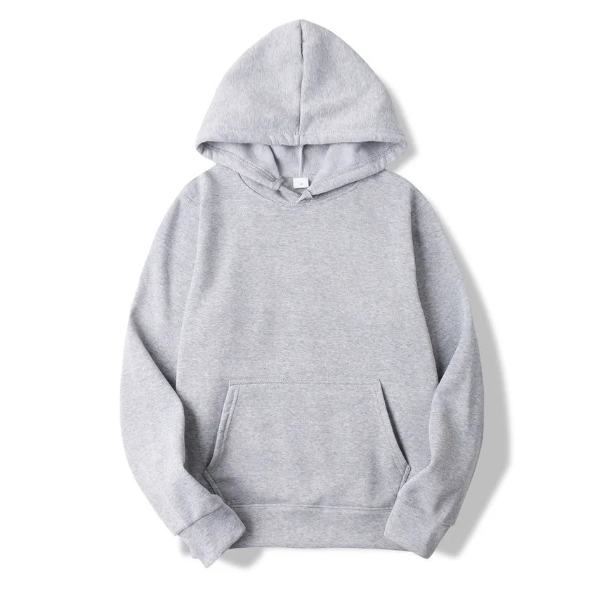 Fashion Men's & Women's Hoodies – Casual Solid Color Sweatshirts for Spring, Autumn, Winter