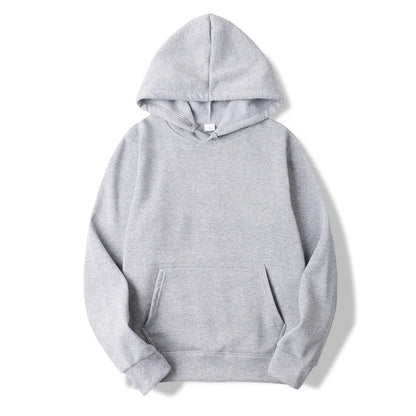 Fashion Men's & Women's Hoodies – Casual Solid Color Sweatshirts for Spring, Autumn, Winter