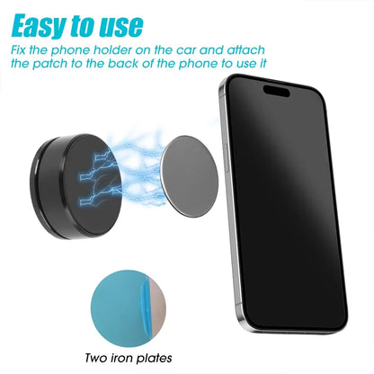 Magnetic Car Phone Holder – Steering Wheel Mobile Stand, Magnet Support Wall Holder for iPhone, Samsung, Xiaomi, Huawei