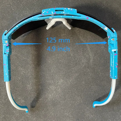 Youth Pit Viper Style Sunglasses – Sporty UV Eyewear for Kids, Teens & Small-Head Adults, Cycling & Driving Shades
