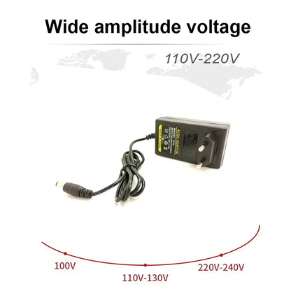 12V 3A AC/DC Power Adapter - EU Plug Power Supply for CCTV Cameras, DVR, NVR, IP, AHD, TVI & CVI Systems
