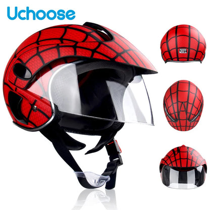 Child Motorcycle Helmet (3-9 Years) – ABS Unisex Safety Motocross & ATV Cross Helmet for Bicycle & Downhill Riding