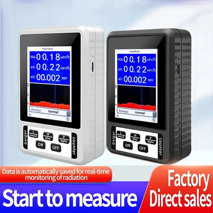 XR-1 Portable Geiger Counter - Nuclear, X-Ray & Radiation Detector with Personal Dosimeter and Marble Testing Function