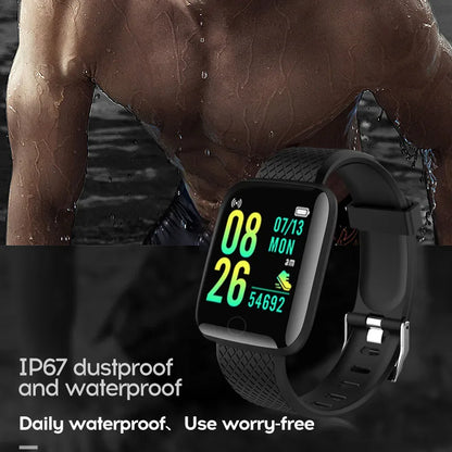 116Plus Smartwatch - Full Touch Fitness Watch with Bluetooth & IP67 Waterproof Design