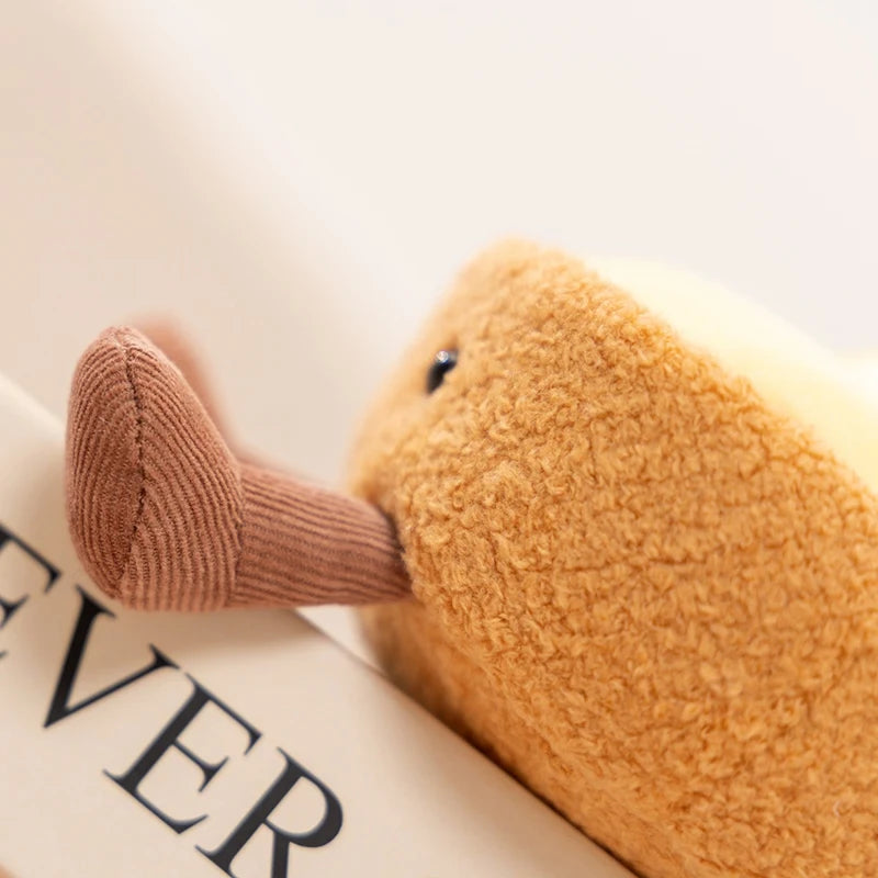 Cute Dessert Plush Toys – Soft Cake, Waffle, Pancake, Macaron, Éclair Stuffed Dolls for Kids Gift & Home Decor