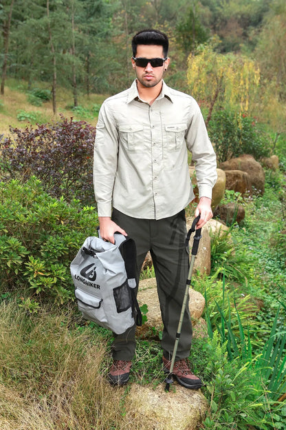 LONGHIKER Waterproof Backpack – For Diving, Rafting, Beach Tourism, Snorkeling, Swimming & Fishing