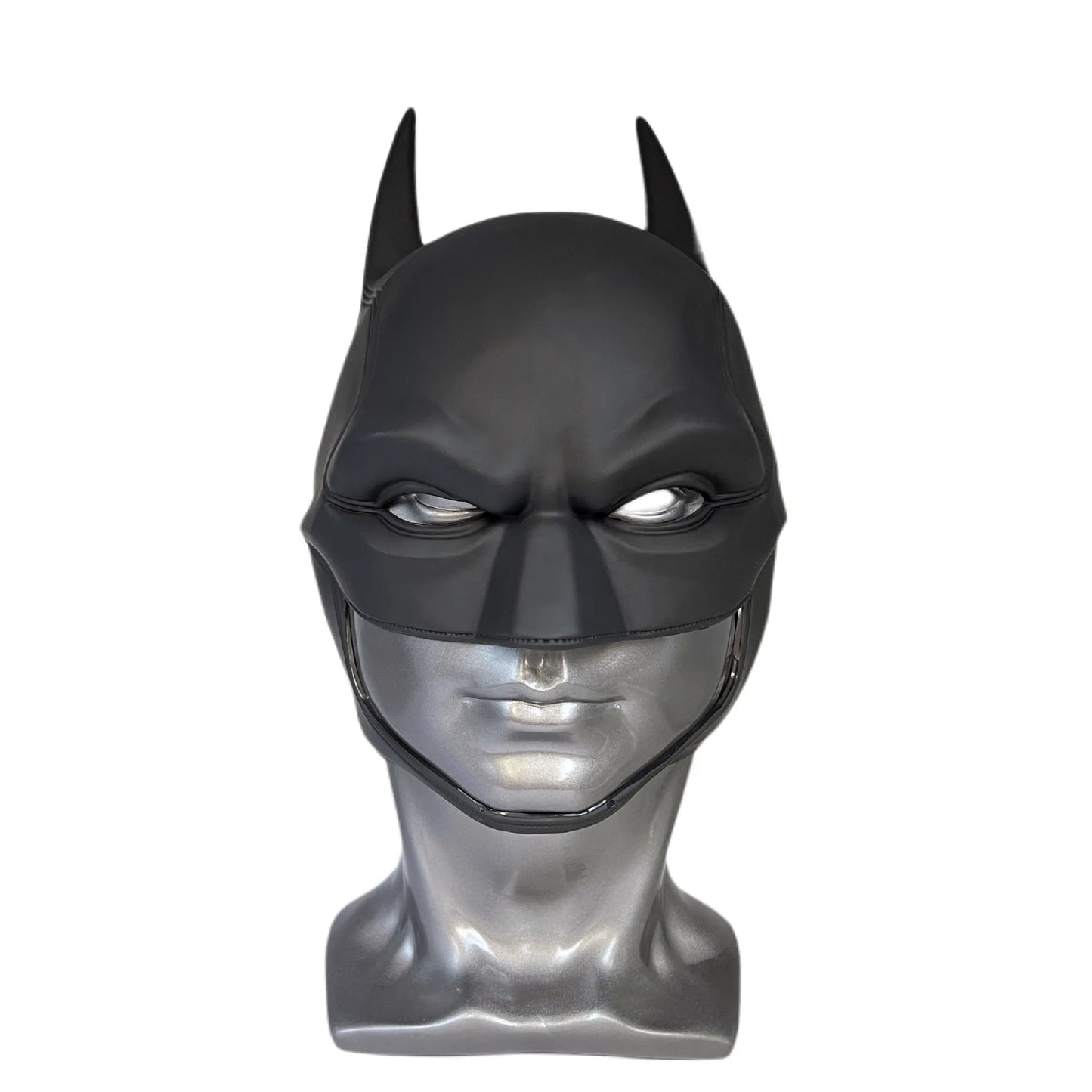 Cafele 2022 Batman Cosplay Costume for Men – Bruce Wayne Halloween Outfit with Black Latex Masquerade Mask