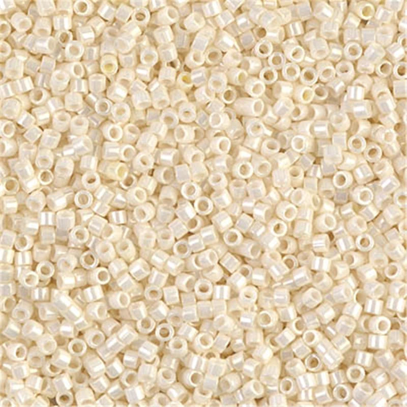Miyuki Delica 11/0 Seed Beads - Glazed Luster Glass Beads for DIY Jewelry Making