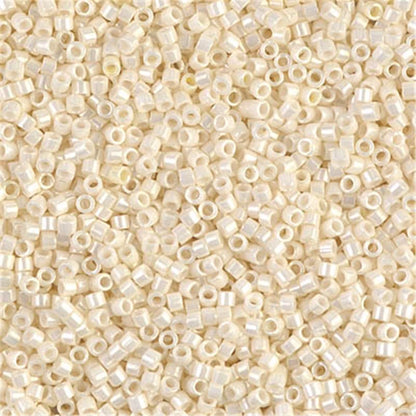Miyuki Delica 11/0 Seed Beads - Glazed Luster Glass Beads for DIY Jewelry Making