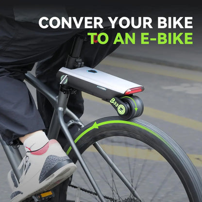Electric Bike Conversion Kit — 31-Mile Range Pedal Assist with 12V 10AH Battery, 15.5MPH, Tool-Free Installation
