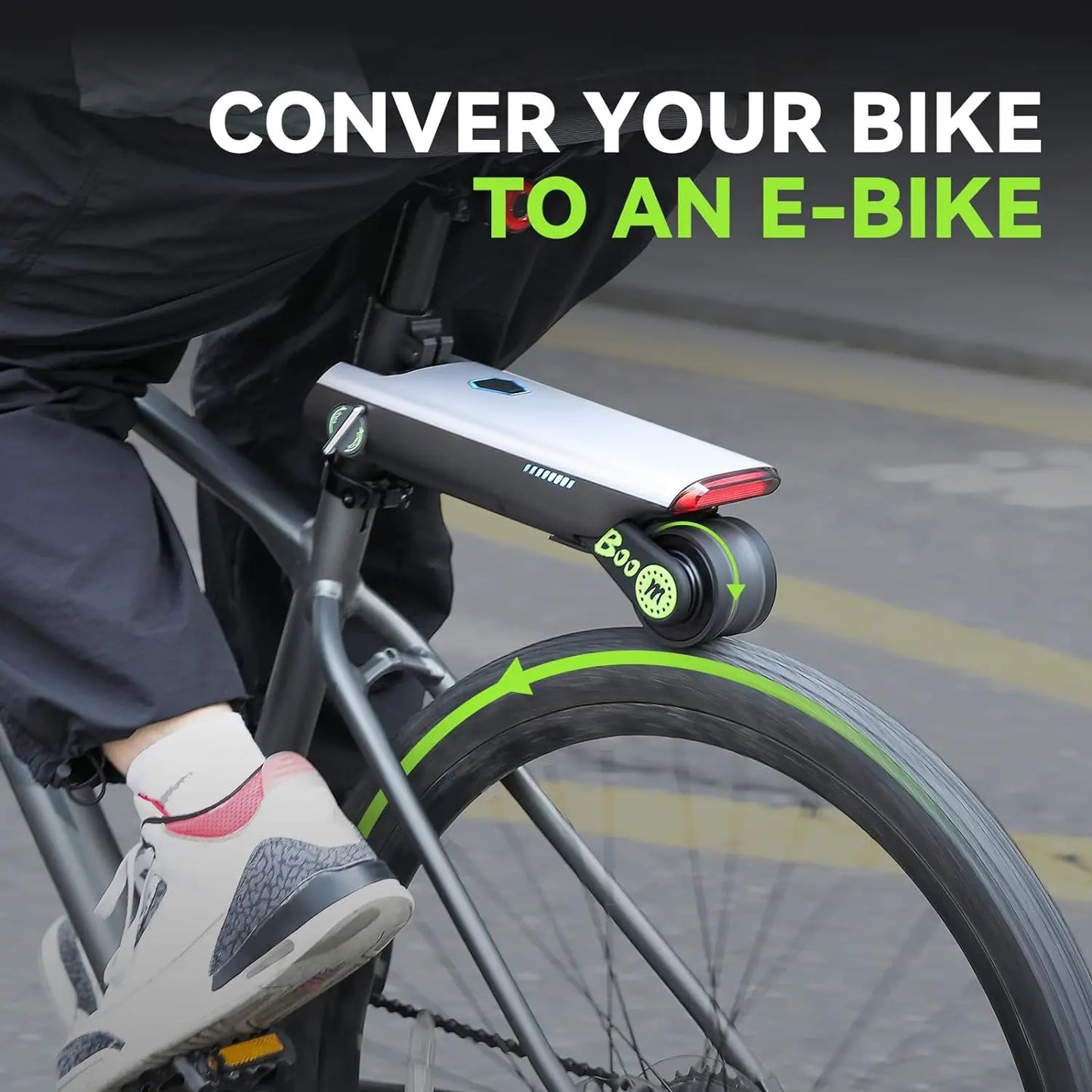 18V 200W Electric Bicycle Booster – Portable Durable Accessory for E-Bike & Mountain Bike