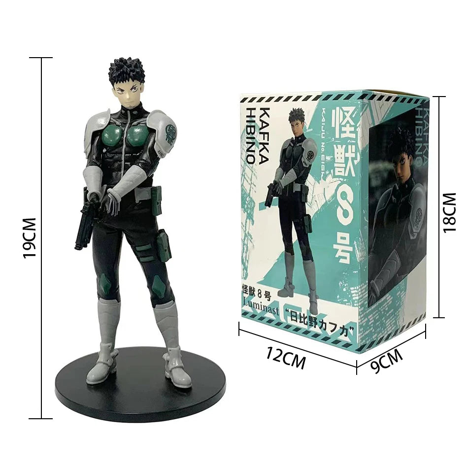 In Stock 1-4PCS Kaiju No. 8 Anime Figures — Kafka Hibino & Mina Ashiro PVC Action Dolls Toy Model Gifts for Kids