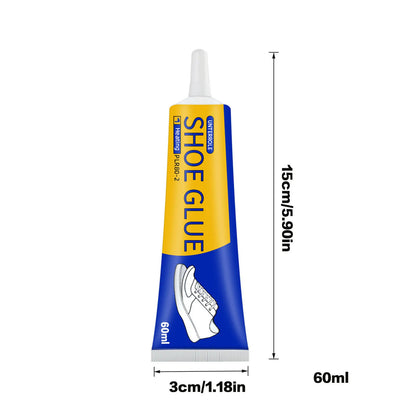 Clear Shoe Repair Adhesive – Low Odor Strong Resin Glue for Shoes & Boots