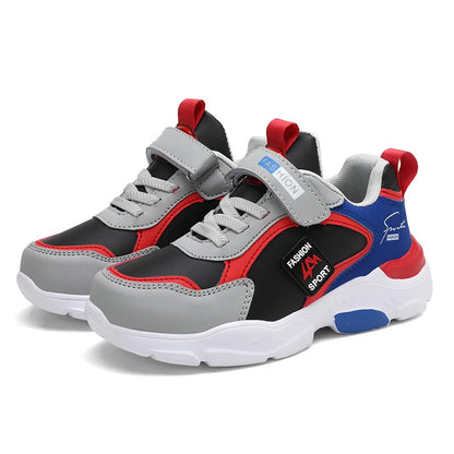 Four Seasons Kids Sports Shoes — Boys' Lightweight Running & Leisure Sneakers, Breathable Outdoor Casual Shoes