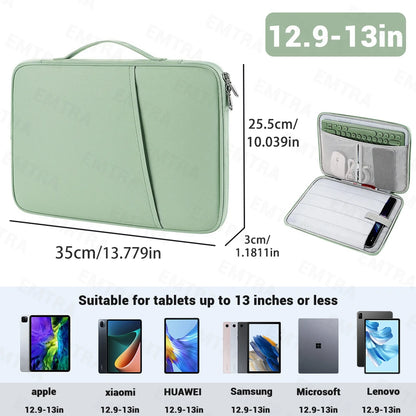 EMTRA Tablet Handbag Case - Shockproof Cover for iPad Mini 6, Air 4/5, Pro 11/12.9, Xiaomi Pad 5 & Kindle