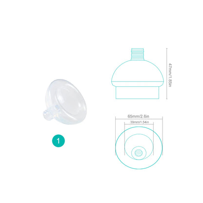 Cat & Dog Aerosol Chamber Inhaler — Portable Pet Spacer with Breathing Indicator Silicone Mask for Veterinary Use