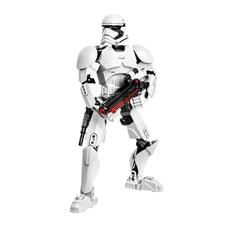 Space Wars Buildable Action Figures — Kylo Ren, Chewbacca, Boba Fett, Jango Fett & General Grievous Toys for Kids (KSZ605/617/326)