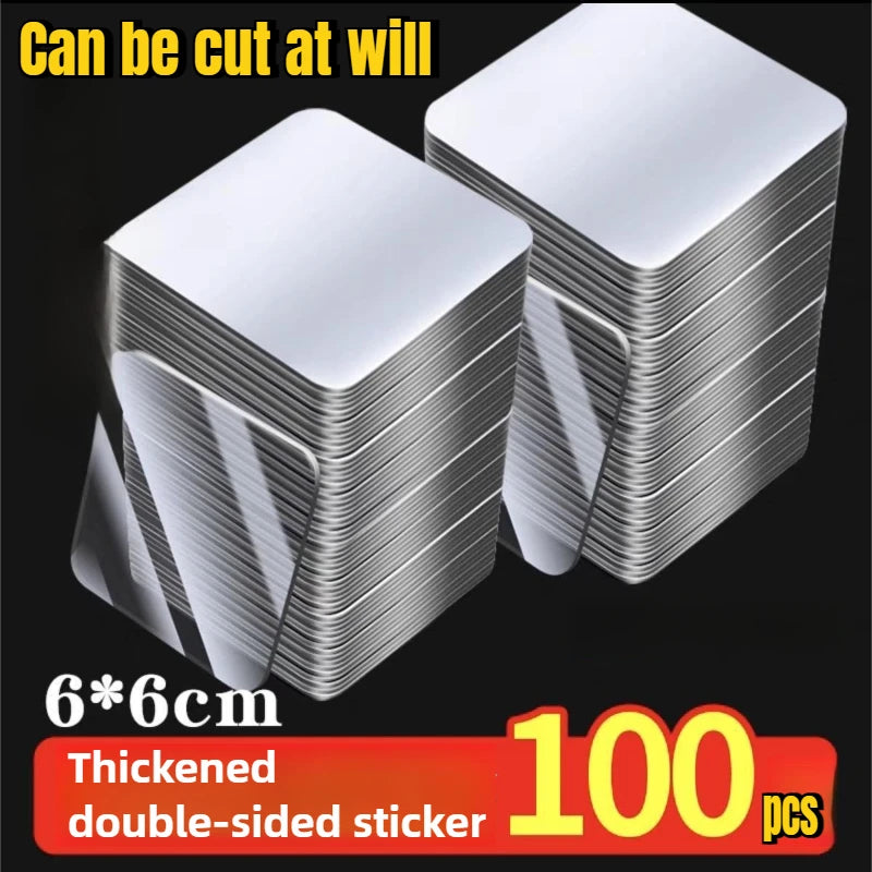 Double-Sided Nano Adhesive Tape – Reusable Super Strong Transparent Waterproof Wall Mount Stickers for Home & Office Use