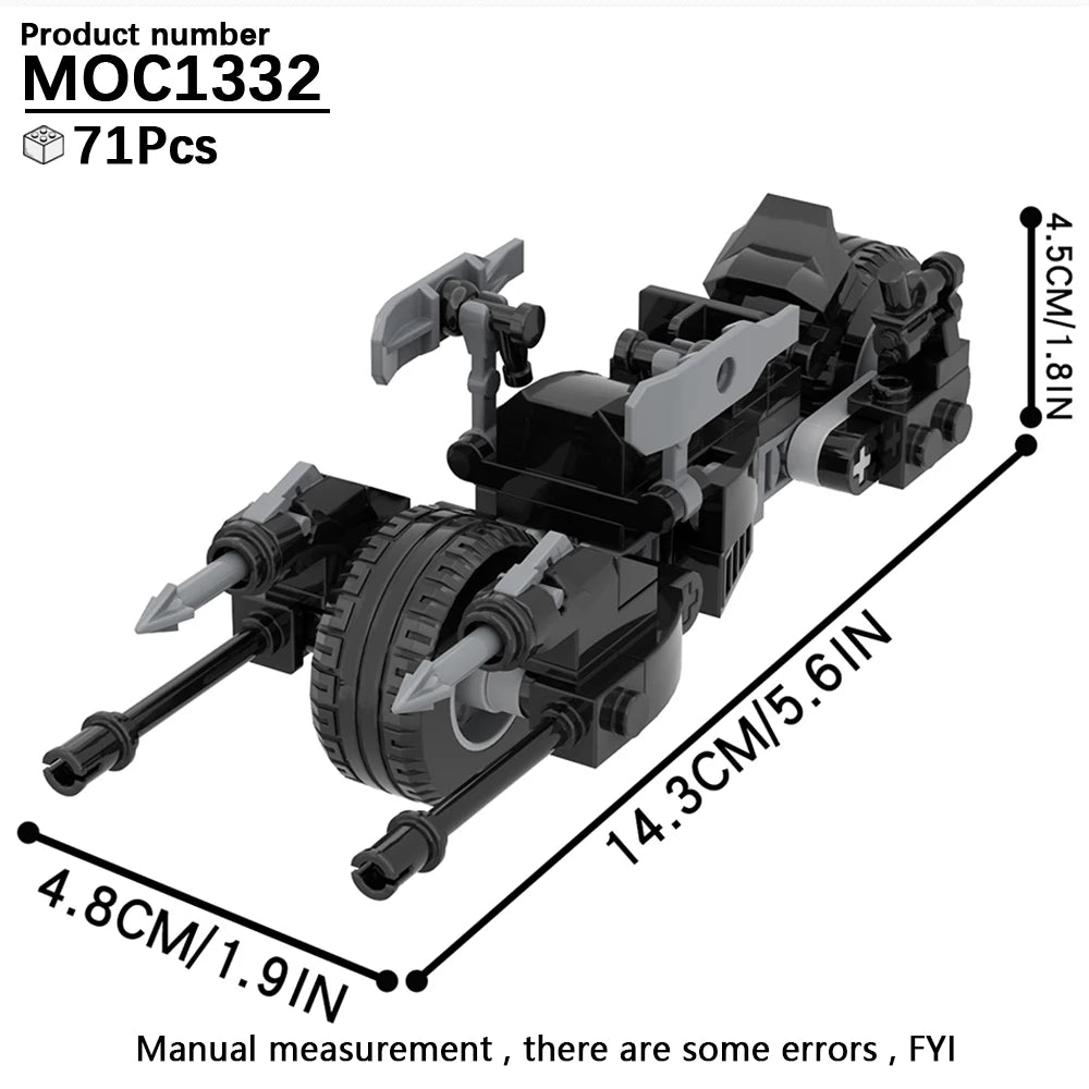 MOOXI Movie Series MOC BrickHeadz Building Blocks Set – DIY Educational Toy for Kids