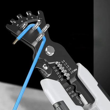 Multifunctional Wire Stripping Pliers for Electricians | Cutting, Stripping, Pressing, Winding Scissors