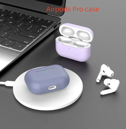 Soft Silicone AirPod Case for Apple AirPods 1, 2, 3 & AirPod Pro 2 – Protective Cover R1