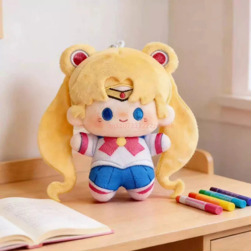 Kawaii Sailor Moon Plush Doll - Cute Anime Heart Bag Pendant, Soft Stuffed Toy & Birthday Gift