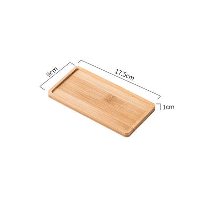 Bamboo Storage Tray – Wooden Bathroom Organizer for Shampoo, Body Wash & Toiletries, Multi-Function Countertop Accessory