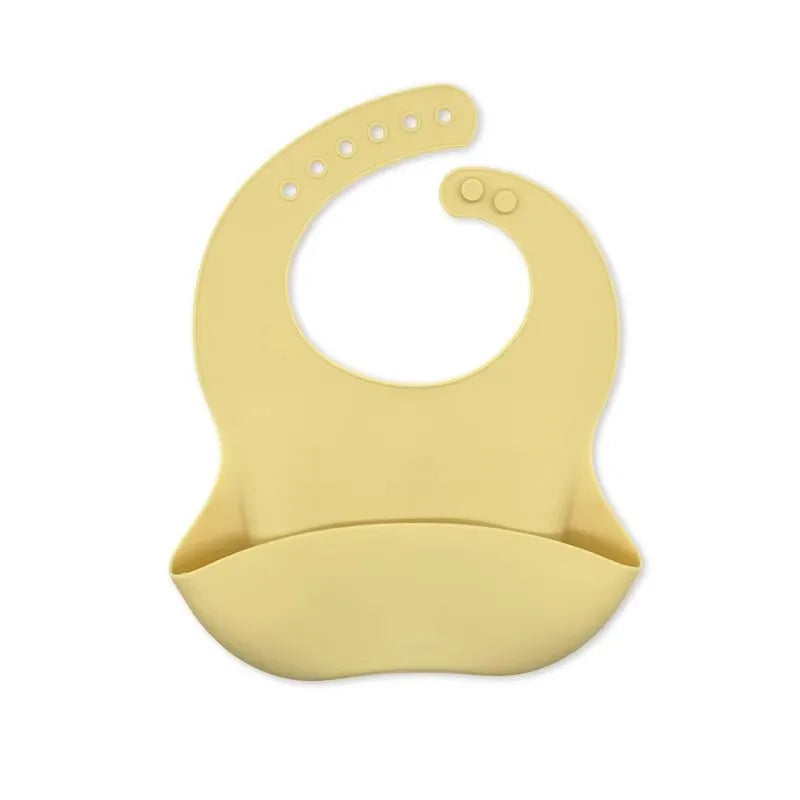 3D Waterproof Baby Bib – Cute Cartoon Animal Print, Adjustable Soft Silicone Feeding Bib for Boys & Girls