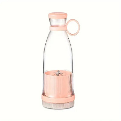 380ML USB Rechargeable Portable Blender – Mini Electric Juicer Bottle for Smoothies, Fresh Fruit & Ice Crushing