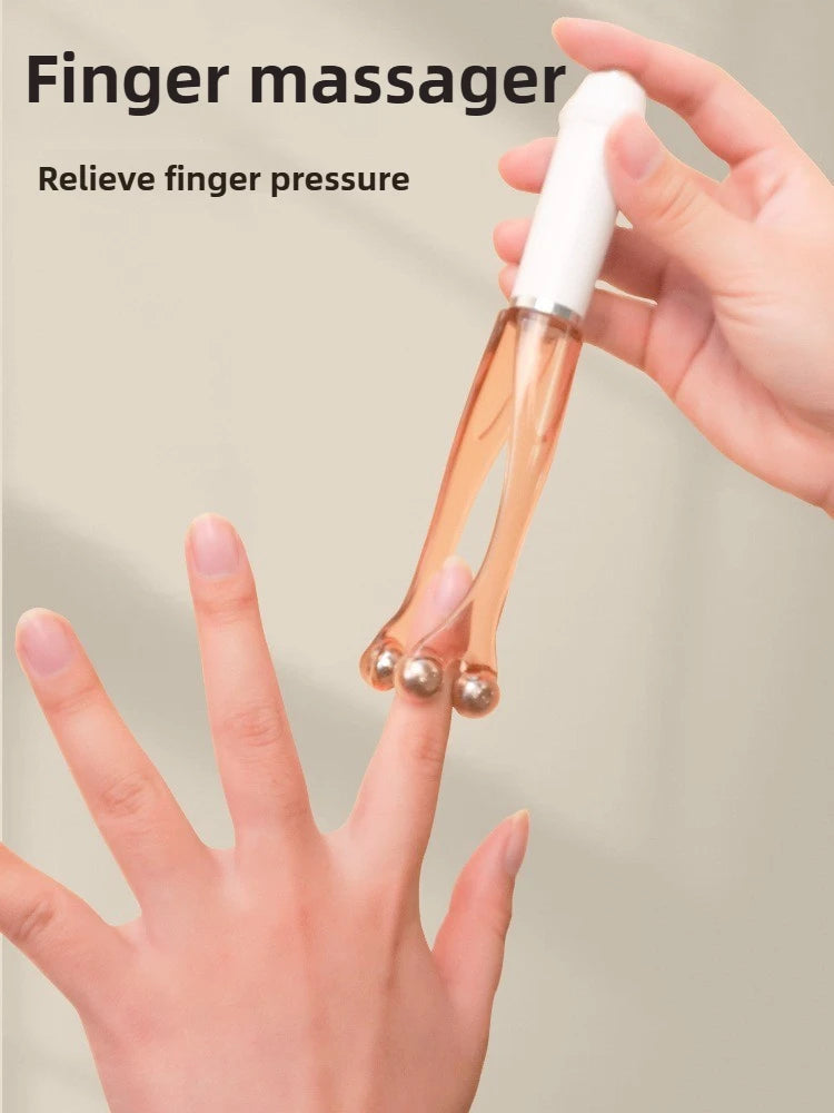 Finger Joint Acupoint Massager Roller – Handheld Tool for Arthritis, Finger Fatigue & Acupuncture Massage