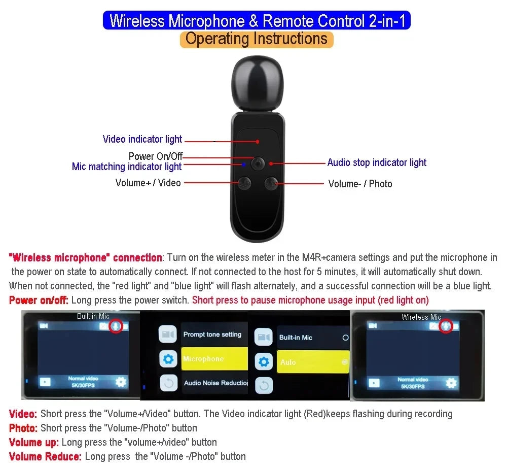 5K Action Camera – 4K 60FPS Dual IPS Touchscreen, WiFi, 170° Wide-Angle, 30M Waterproof, 5X Zoom, Anti-Shake, Remote Control