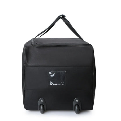 Foldable Wheel Luggage Storage Bag - Large Capacity Expandable Trolley Suitcase with Wheels