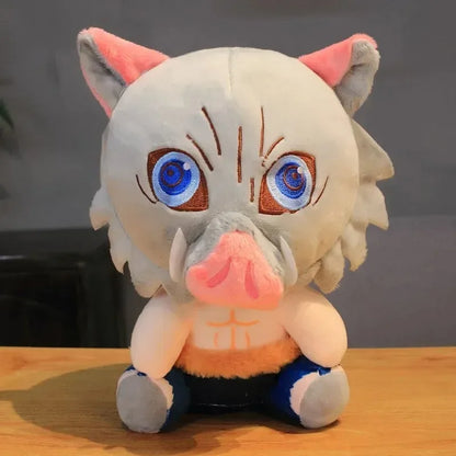20cm Demon Slayer Plush Dolls — Cute Kimetsu No Yaiba Tanjirou, Nezuko, Zenitsu & Kyoujurou Anime Toys for Kids Gifts