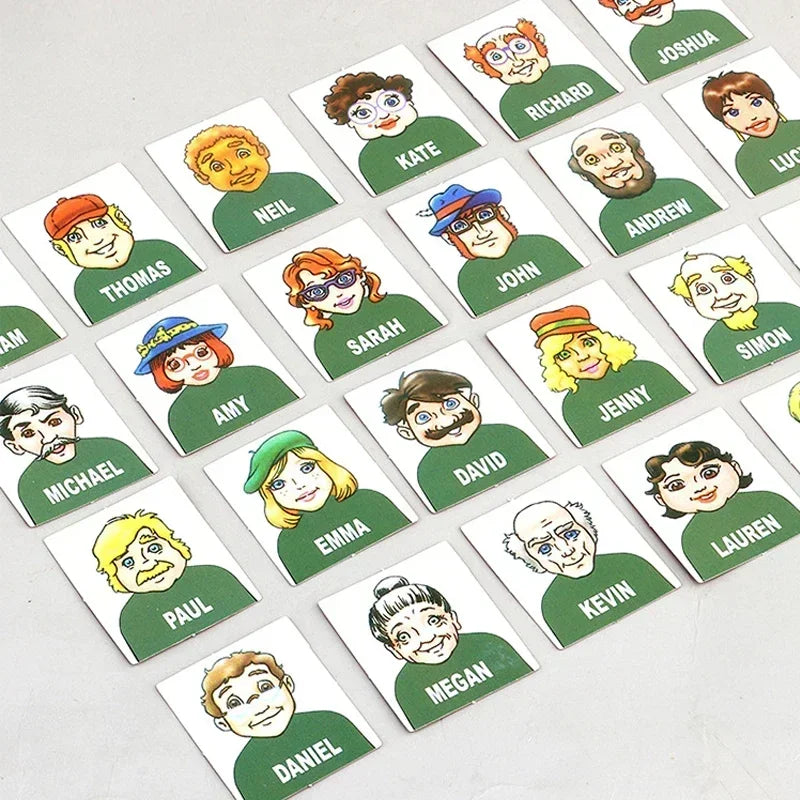 Guess Who I Am Board Game – Parent-Child Interactive Logical Reasoning Toy, Children’s Puzzle & Character Guessing Game