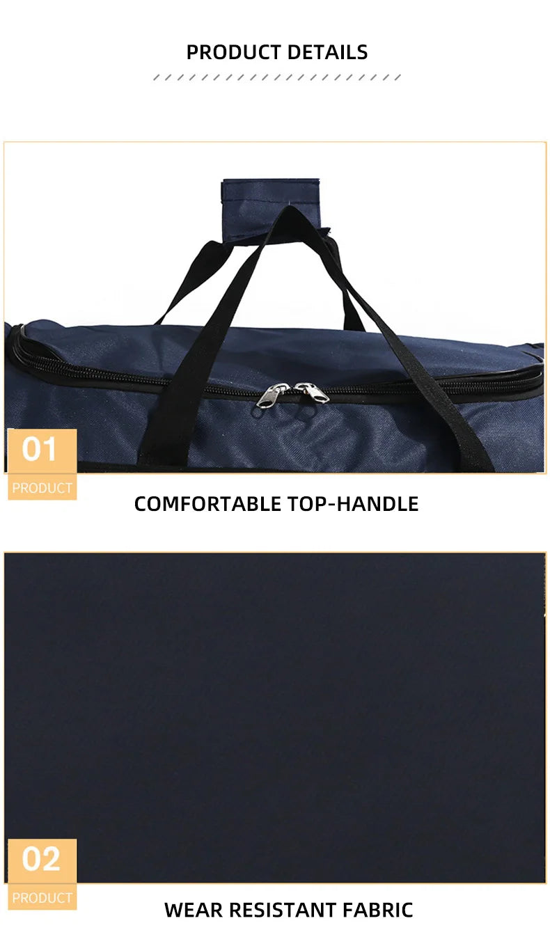 Foldable Travel Bag Y36A – Large Capacity Waterproof Business & Sports Duffel, Wear-Resistant Portable Handbag