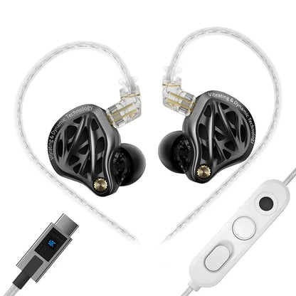 KZ Vibe X Bass Earbuds - HiFi Low-Frequency Vibration Stereo In-Ear Earphones for Music & Gaming