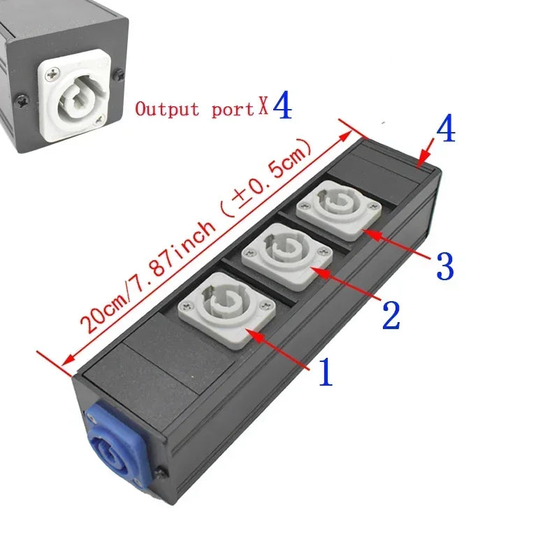 Chassis Light Connector – LED Power Connector AC Coupler Adapter Extender, NAC3MPA/NAC3MPB Aviation Socket 1-13AC