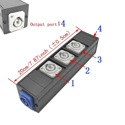 Chassis Light Connector – LED Power Connector AC Coupler Adapter Extender, NAC3MPA/NAC3MPB Aviation Socket 1-13AC