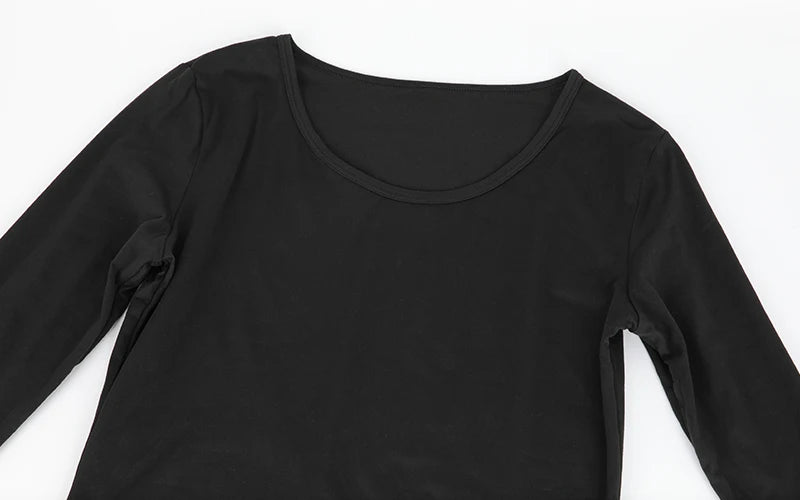 Women's Thermal Underwear Set - Fleece-Lined Long Johns Base Layer Top and Bottom, 2 Piece Set