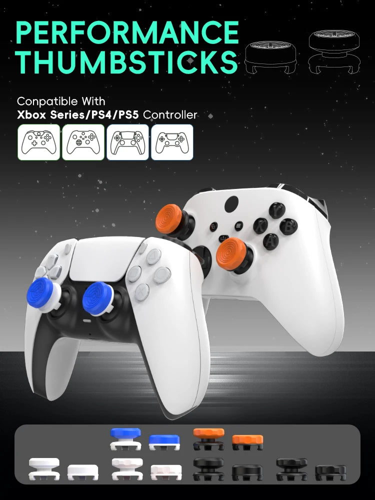 DATA FROG High-Rise FPS Freek Galaxy – Analog Stick Performance Upgrade for PS4 & Xbox One Controllers