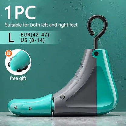 1/2 PCS Universal Adjustable Shoe Stretcher – Boot & Sneaker Widener with Steel Shaft for Left & Right Shoes