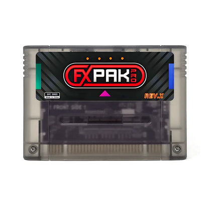 FXPAK Pro SD2 Rev X SNES Game Cartridge – 3000-in-1 16-Bit Retro Console Card for JP/EU/US with SA1 & DSP RPG Support