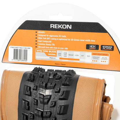 MAXXIS Rekon Race EXO TR Tubeless MTB Bike Tire – 29x2.25/2.35 Foldable Mountain Bicycle Tyre