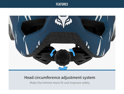 BATFOX MTB Cycling Helmet — Integrally-Molded Mountain Bike Helmet for Speed & Safety