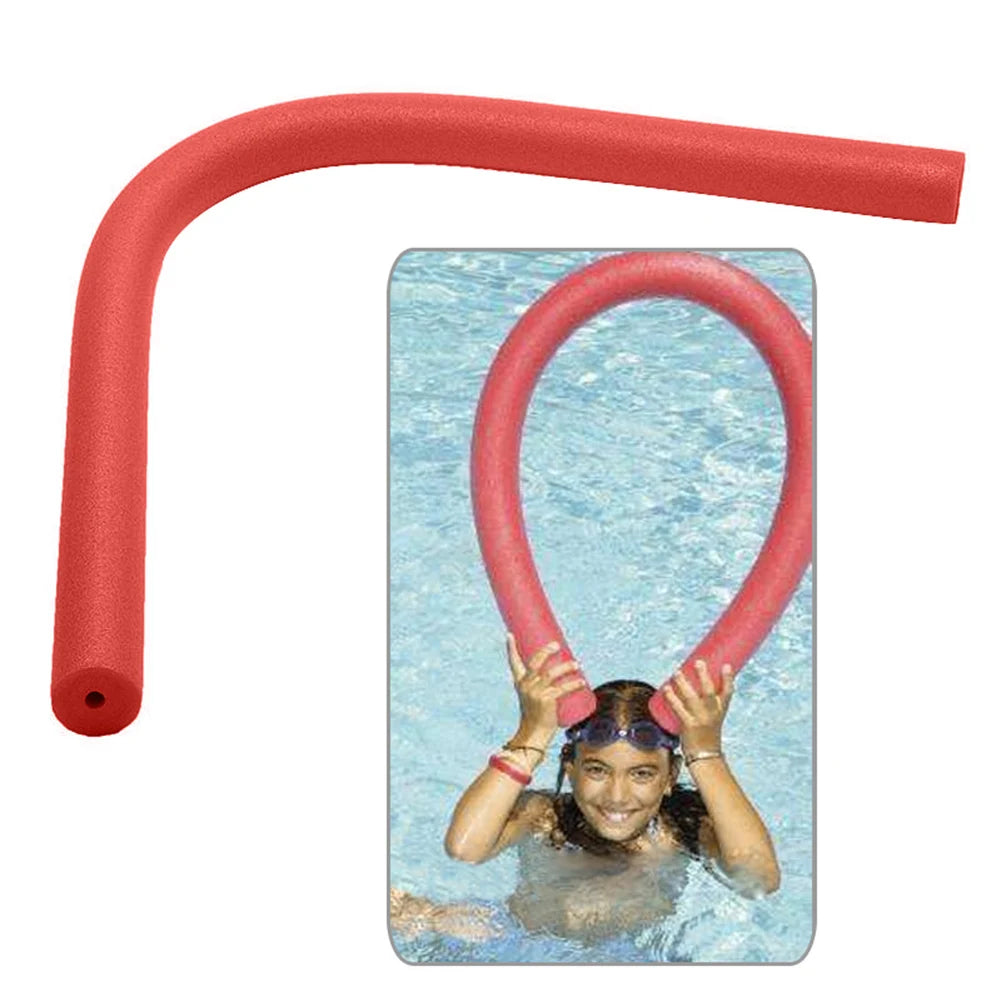 Swimming Pool Noodle Stick — Colorful Foam Buoyancy Aid for Kids & Adults, Swimming Float Accessory