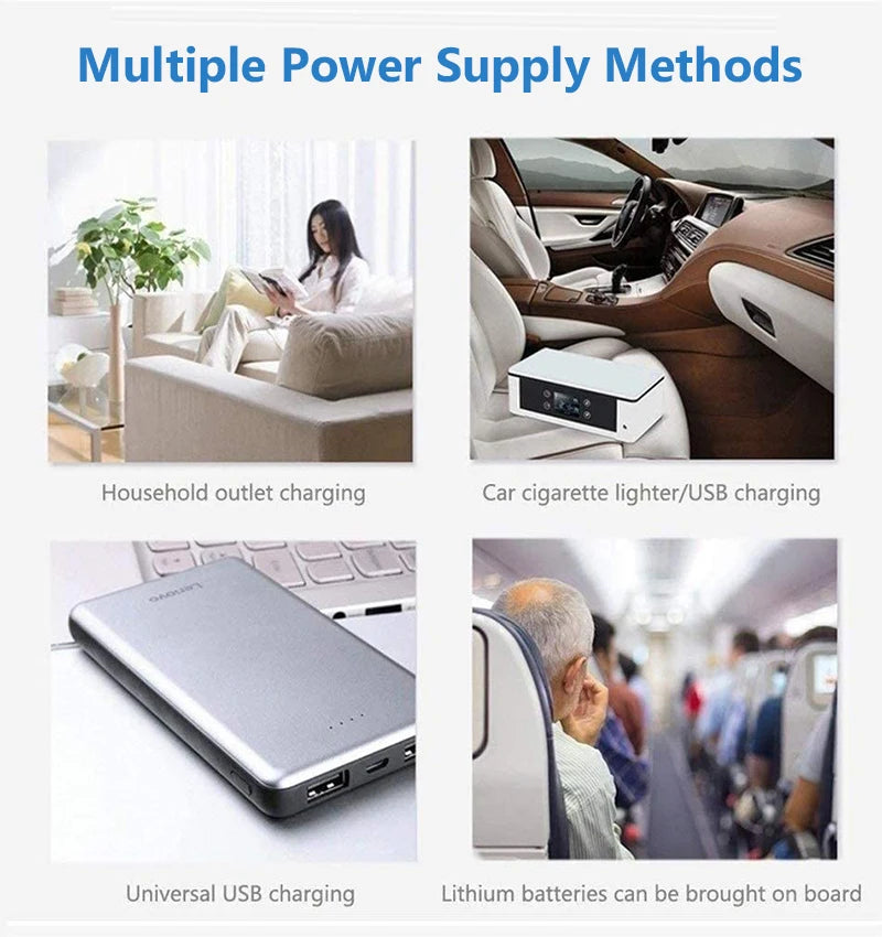 13600mAh Mini USB Refrigerator – High-Power Insulin & Pill Box Cooler, 0-18°C Refrigerated Incubator