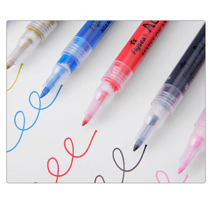 New Golf Club Color Changing Pen – Waterproof Acrylic Ink with Sunscreen & Covering Power, 12 Colors Gift for Golfers