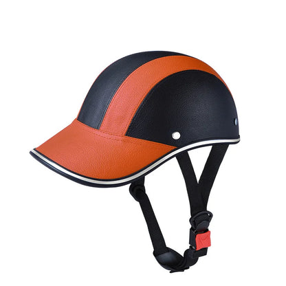 New Baseball Helmet Motorcycle Half Cap - Classic Bike & Scooter Helmet for Men & Women, Anti-UV Safety Hard Hat for Mountain Cycling