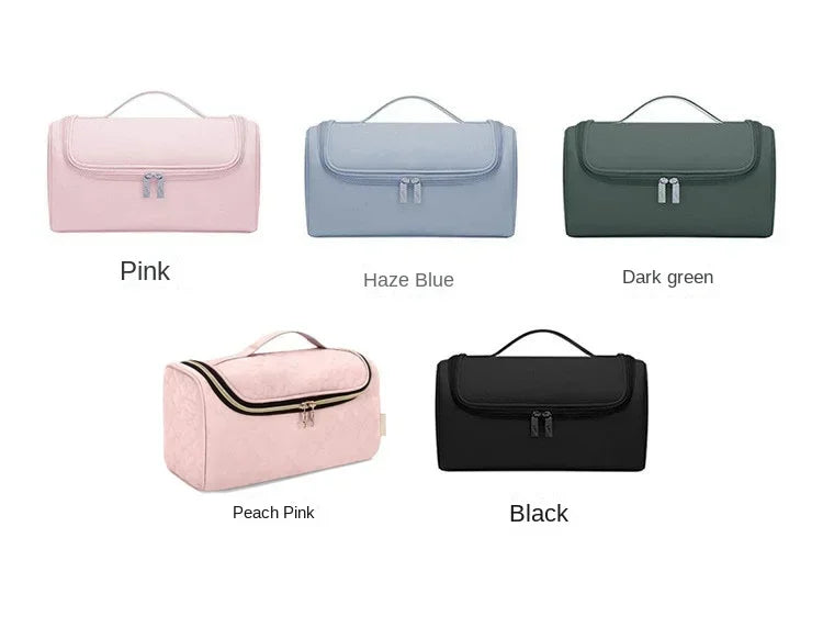 Portable Hanging Hair Dryer Case – Waterproof Non-Slip Storage Bag with Hideable Hook & Large Capacity for Hair Tools
