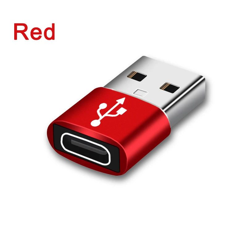 USB-C to USB 2.0 Adapter – Type-C Male to Female Converter for Phones, PCs & Laptops
